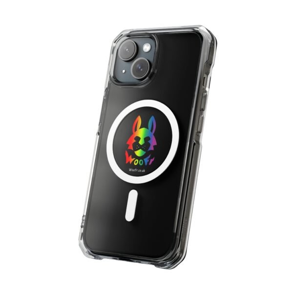 Vibrant Phone Case with Woofr Logo - Magnetic Clear Impact Protection - Image 2
