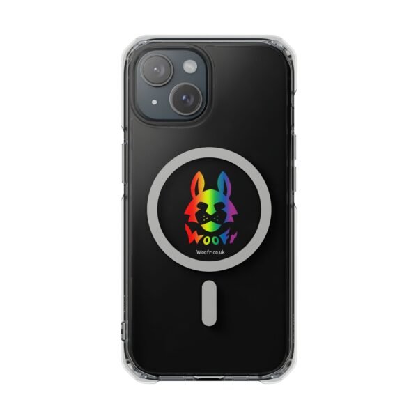 Vibrant Phone Case with Woofr Logo - Magnetic Clear Impact Protection