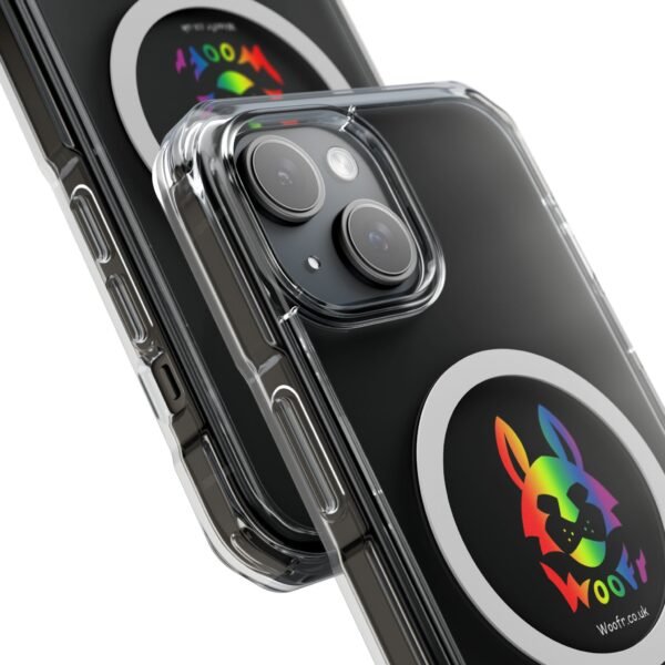 Vibrant Phone Case with Woofr Logo - Magnetic Clear Impact Protection - Image 3
